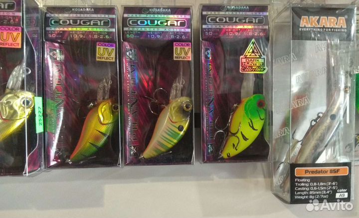 Воблеры Kosadaka Cougar