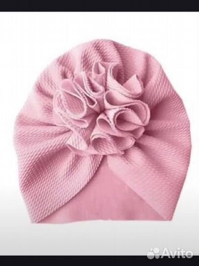 Шапочка тюрбан для девочки