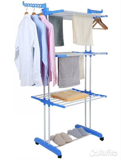 Сушилка для белья напольная на колесиках