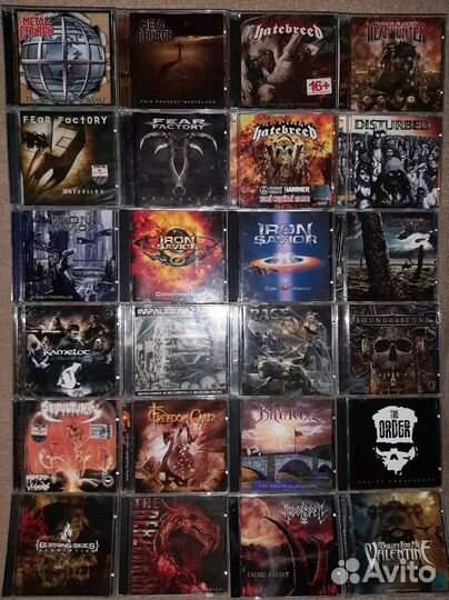 CD диски rock,POP,metal лицензия