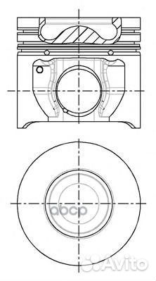 Поршень dm.89.90х2.0х2.0х2.0 STD 87-148100-30 N