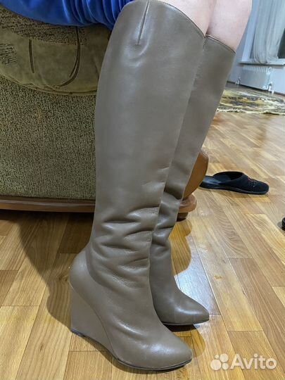 Сапоги женские натуральная кожа