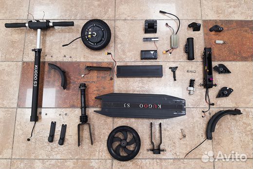 Электросамокат Kugoo 3s по запчастям на разбор