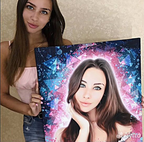 Портрет на холсте 50х70