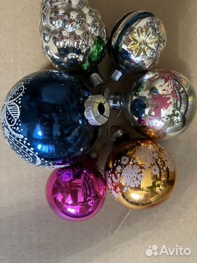 Новогодние игрушки на елку СССР