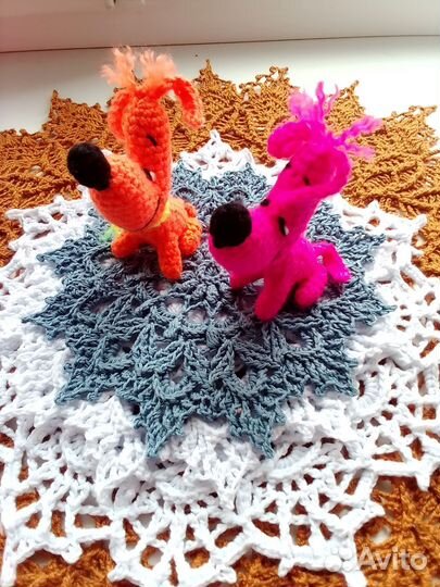 Вязаные игрушки ручной работы