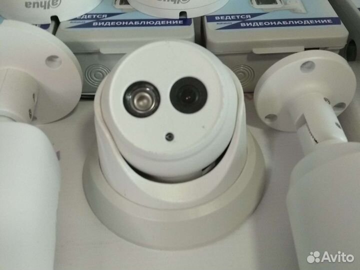 Видеонаблюдение 21 камера IP с микрофоном