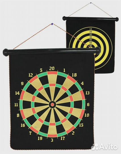Дартс магнитный мягкий двухсторонний 15