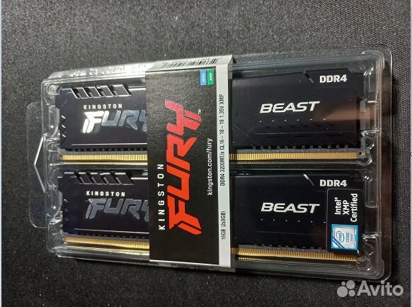 Оперативная память Kingston 8Gb DDR4 3200MHz