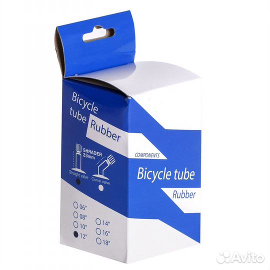 Камера велосипедная BT 12X1,75/2,125 автонип.33мм