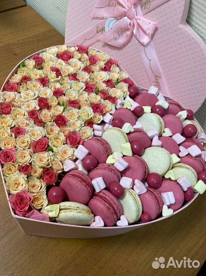 Розы в коробке