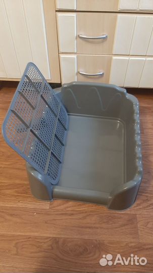 Лоток туалет для собак со столбиком