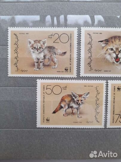 Марки Собаки и Кошки. Цена за все марки