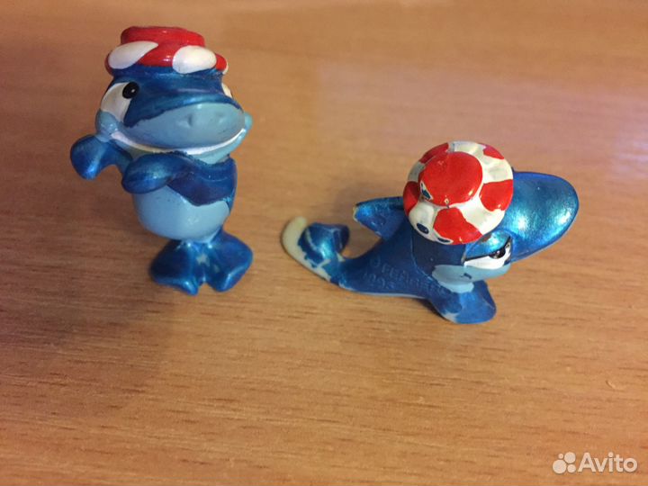 Игрушки из киндер-сюрприза\тролли -ластики