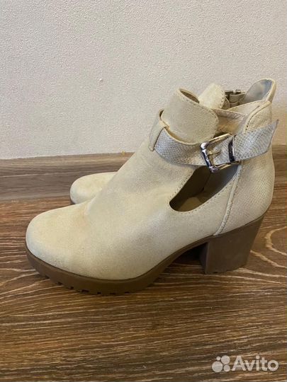 Ботильоны женские 37 размер натуральная кожа