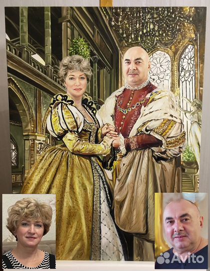 Напишу портрет Маслом на холсте