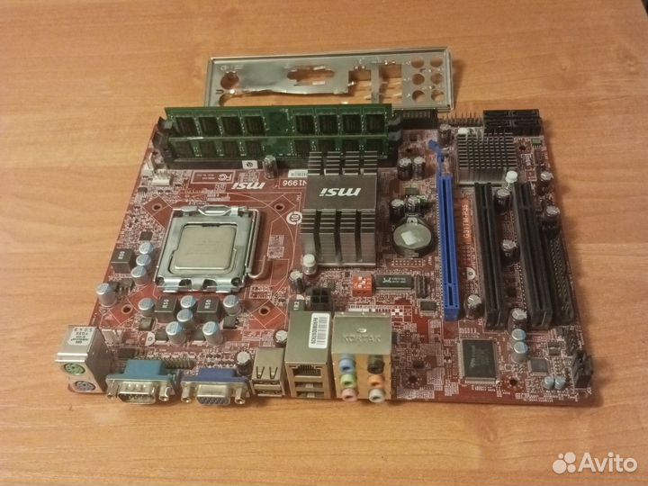 Материнская плата 775 ddr2