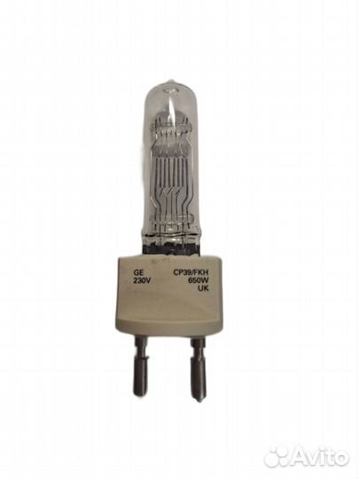 Лампа галогенная GE CP39 650W 230V G22 (64721)
