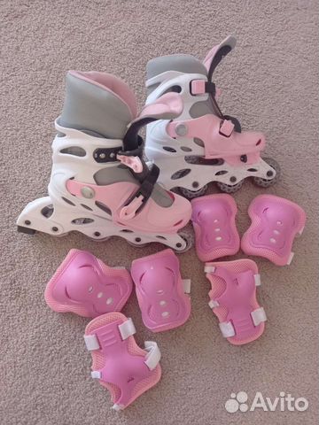 Роликовые коньки детские раздвижные