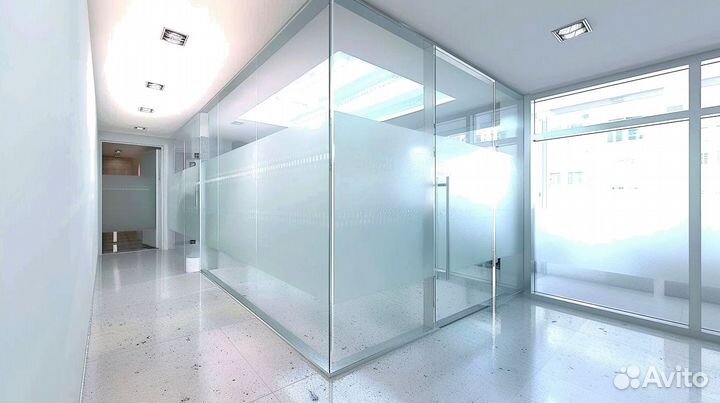 Раздвижные стеклянные перегородки