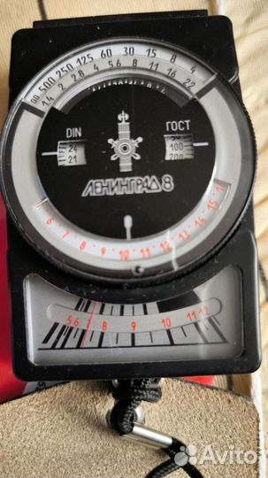Фотоэкспонометр Ленинград 8. 1988 года