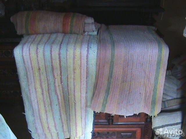 Домотканые половики лоскут и шерсть