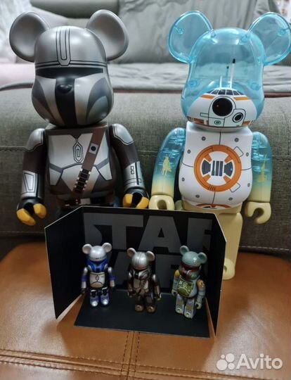 Игрушка BearBrick x StarWars Mandalorian