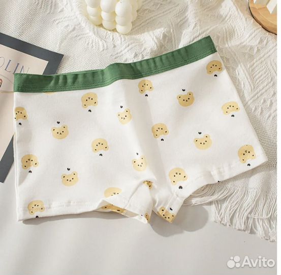 Детские трусы шортики набор для девочек хлопок