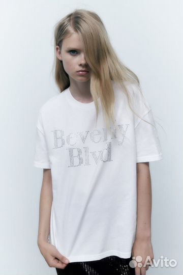 Футболка zara M, L 48,50,52,54 большой размер