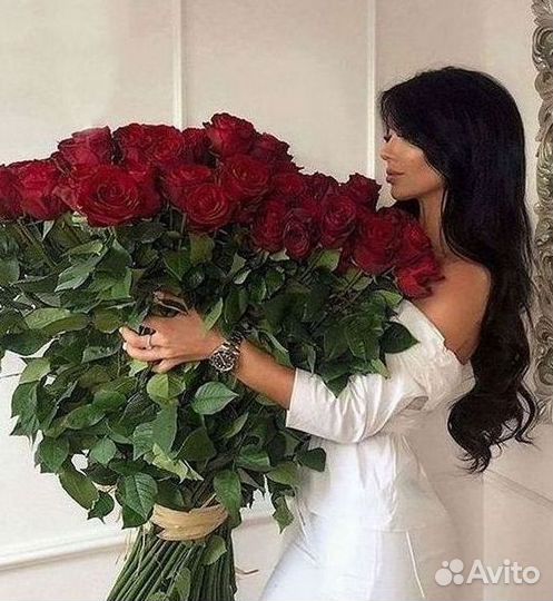 Высокие розы Букеты с доставкой