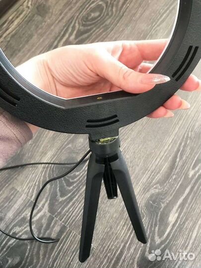 Лампа светодиодная кольцевая селфи