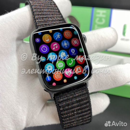 Apple Watch 9 45mm (ориг экран, black нейлон)