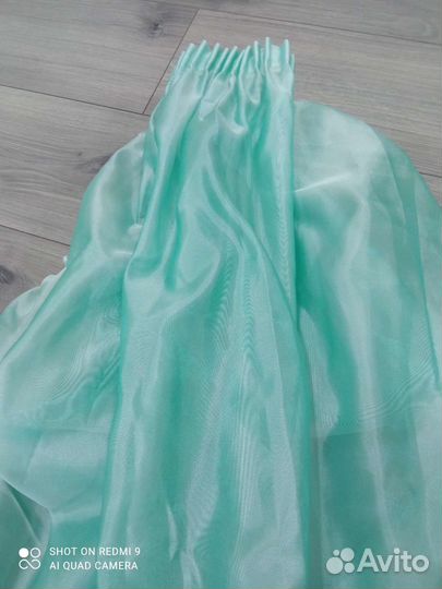 Тюль бирюзового цвета