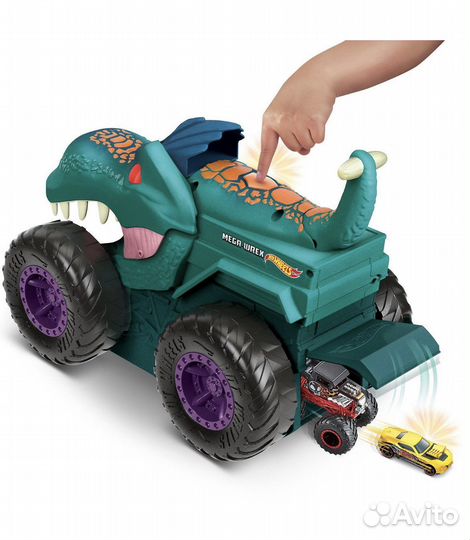 Hot wheels monster trucks голодный мега-рекс