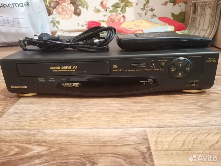 Видеомагнитофон panasonic nv-sd400eu