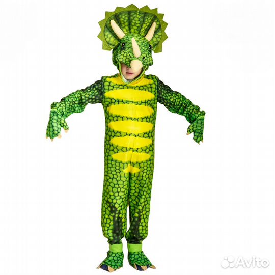 Новогодний костюм динозавр на 2 года рост маскарад