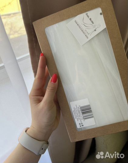 Фата новая с биркой 150 см