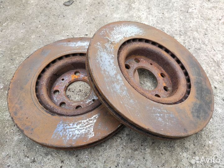 Диски тормозные передние 284mm на Opel Corsa D