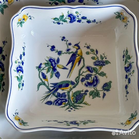 Phoenix blau Villeroy Boch. Феникс посуда Виллерой