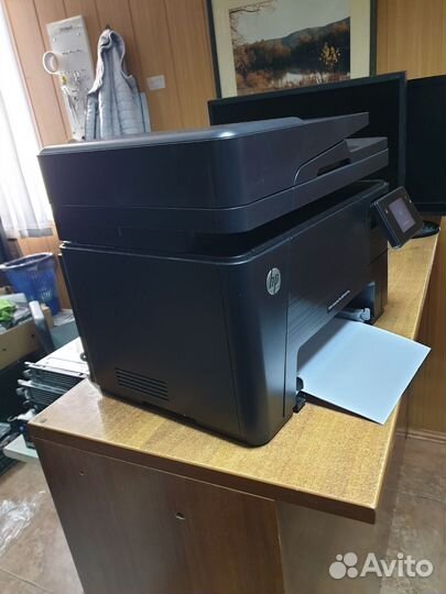 Мфу лазерный цветной hp color lj mfp m117fw