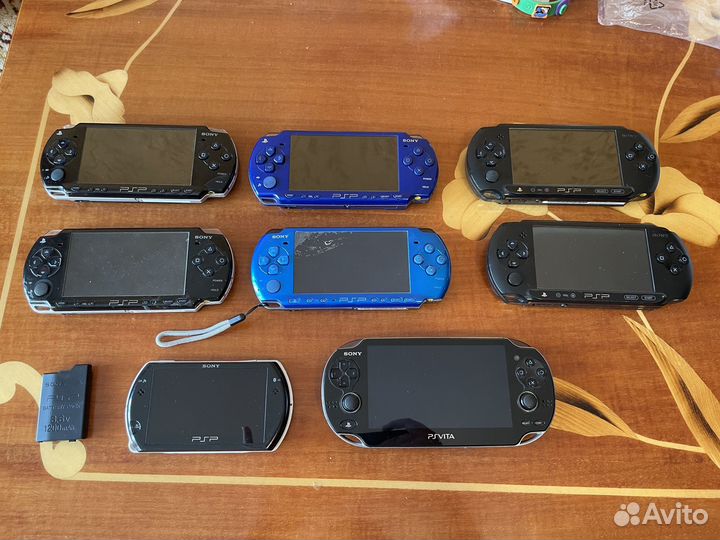 Sony PSP прошитая много игр