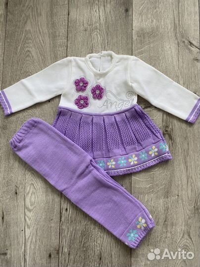 Вещи пакетом на девочку74-80