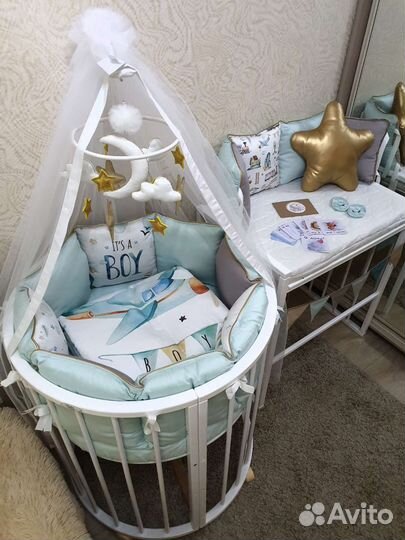 Комплект в кроватку трансформер