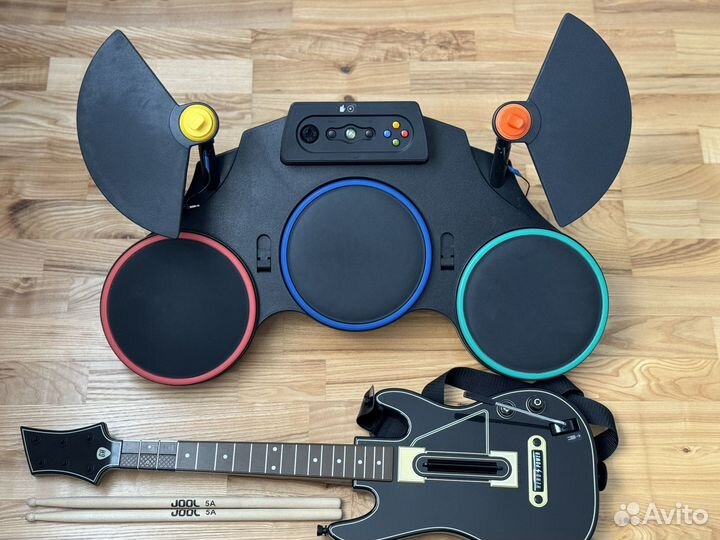 Guitar hero барабан+гитара