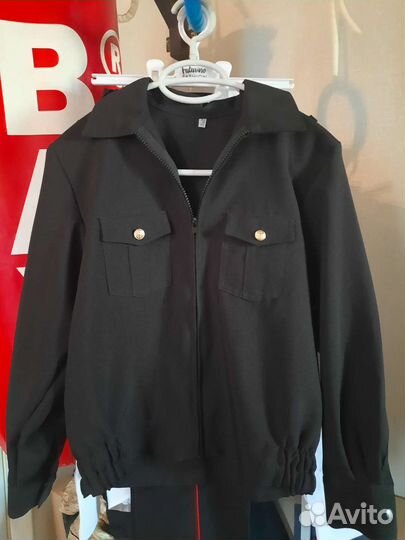 Китель кадетский черный, казачий