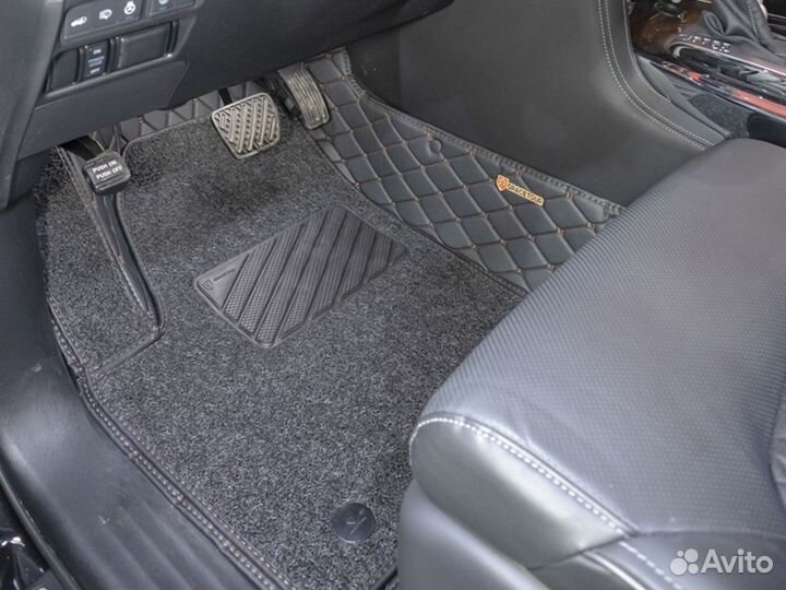 Коврики в салон из экокожи luxe в салон 5D