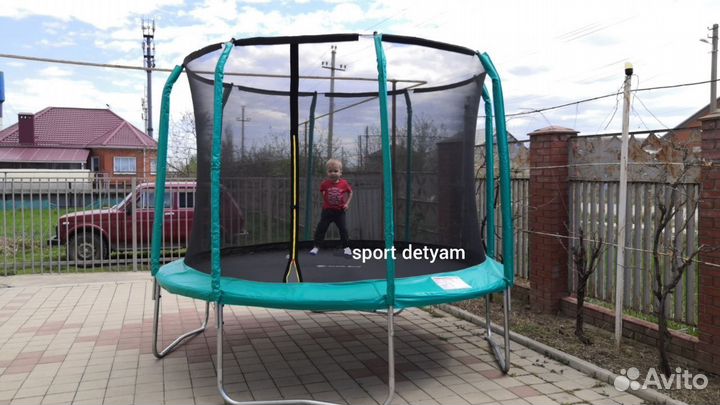 Батут с сеткой