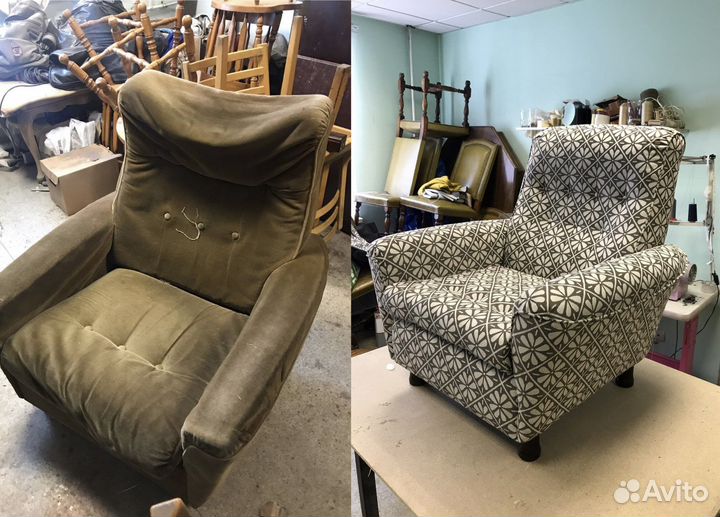 Реставрация мебели/ Перетяжка мебели