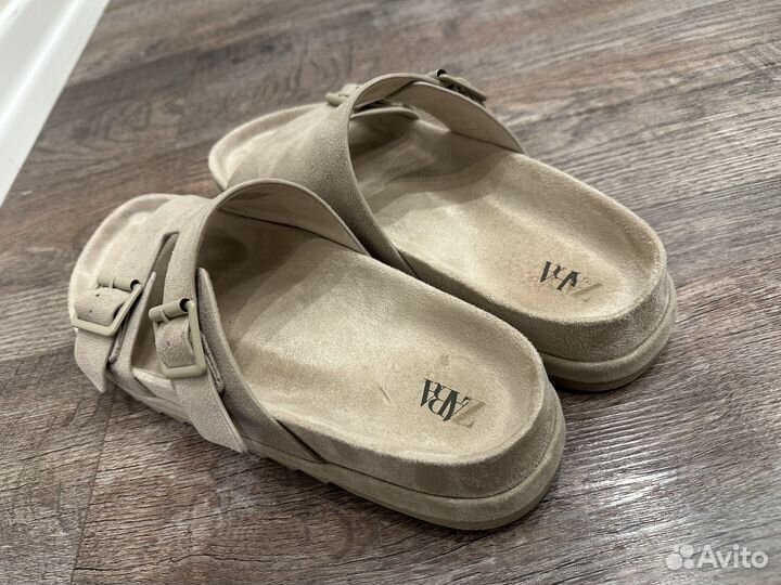 Сандалии замшевые Zara