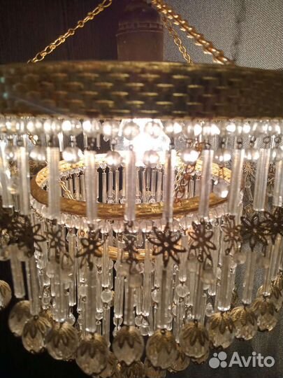 Люстра хрустальная чехия